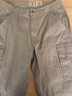 RedHead Men's Khaki Cotton Cargo Pants Size 30x32